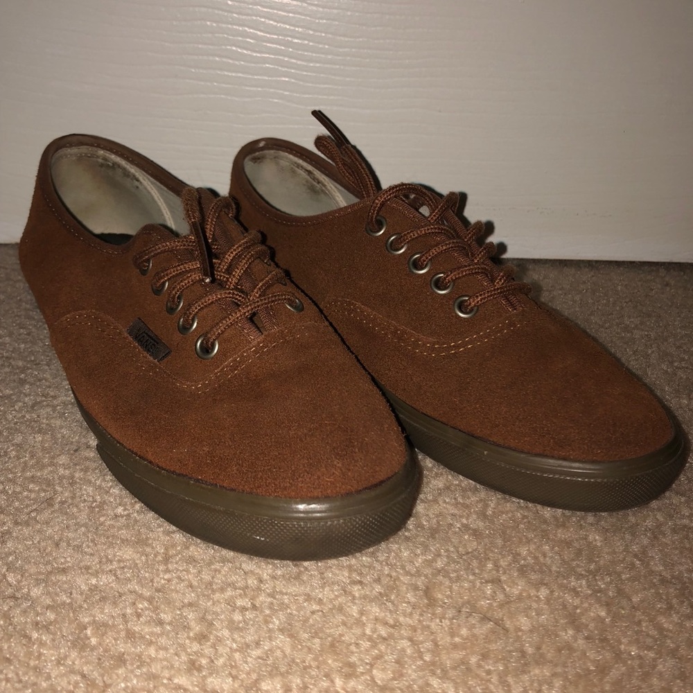 Brown suede vans